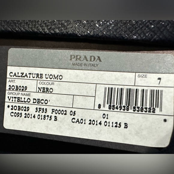 Men’s Authentic Prada monk dress shoe size 8 - Picture 15 of 17